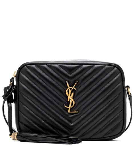 ysl camera bag black and gold